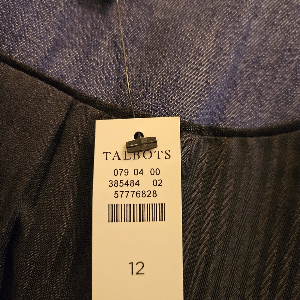 TALBOTS DENIM BLAZER AND VEST 12 NWT - Picture 7 of 10
